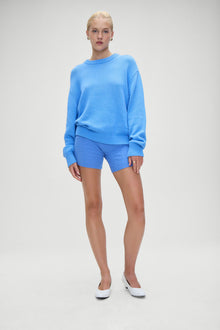 Ariel cable knit shorts blue moon