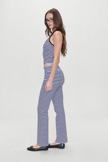 Bambi Striped Flare Pants Silhouette Stripe