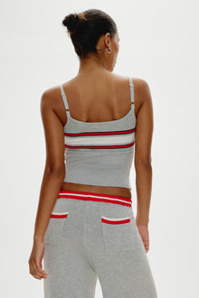 Barrymore Knit Tank Top - Mochi Stripe
