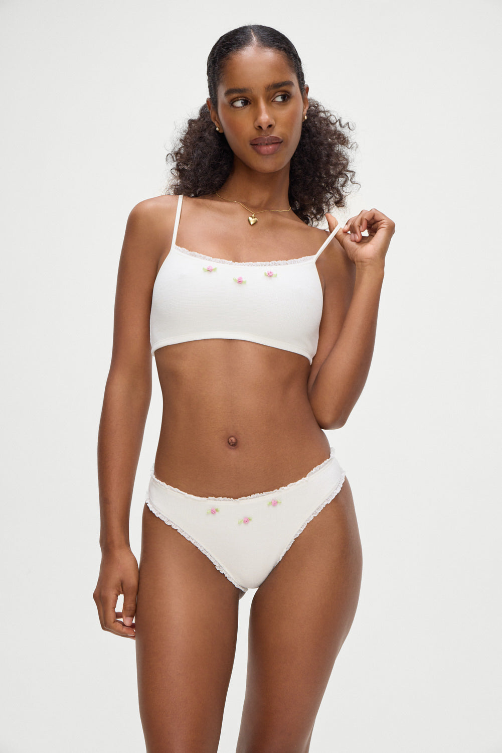 Bay View Bikini Top | White