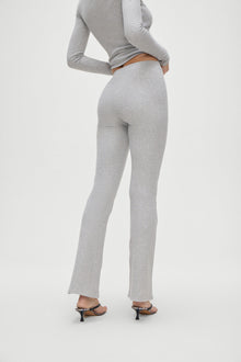 Blair Cotton Pants in Heather Grey
