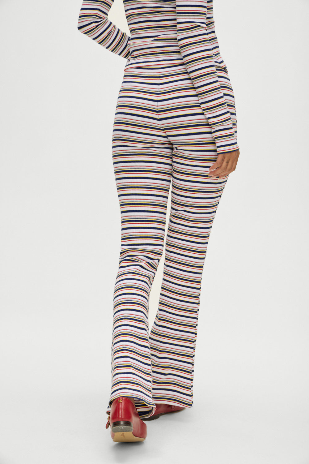 Blair Striped Cotton Pants in Love Stripe