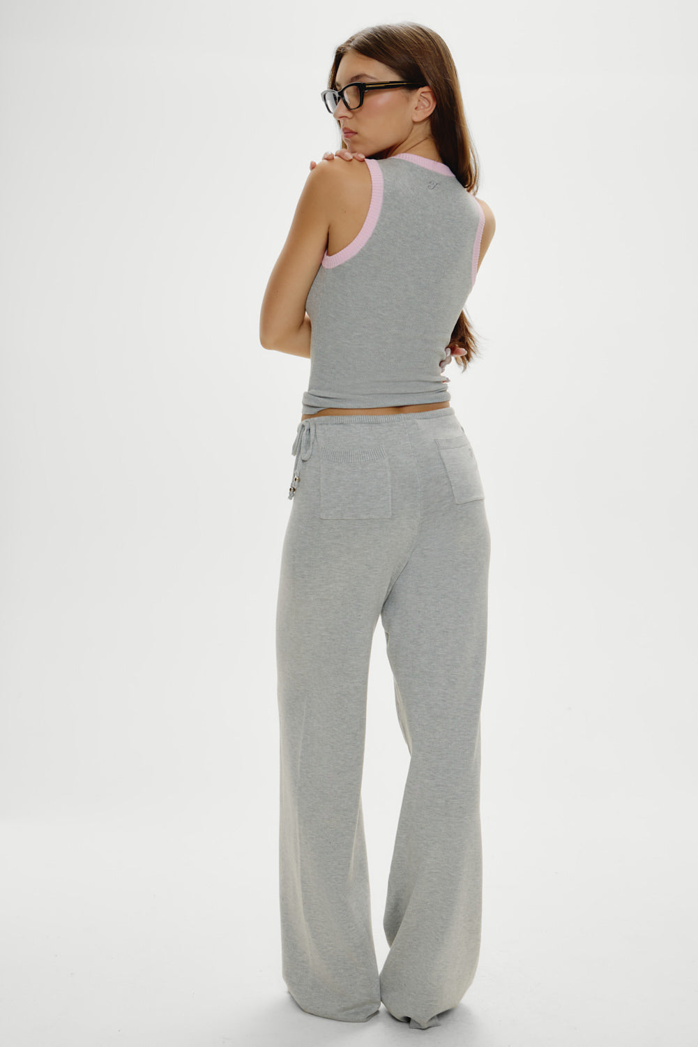 Breeze Low Rise Knit Pants - Mochi