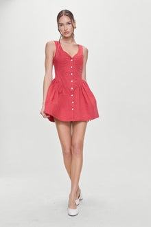Charlotte Corset Mini Dress Ladybug
