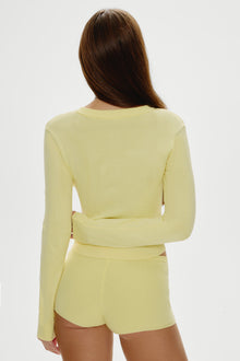 Cuddle Knit Booty Shorts - Honeycomb