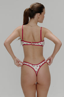 Full Moon Micro Bikini Bottom Strawberry Field