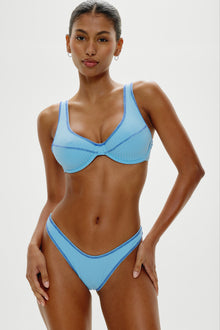 Full Moon Micro Bikini Bottom - Blue Vanilla