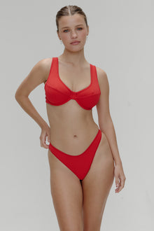 Full Moon Micro Bikini Bottom - Cherry