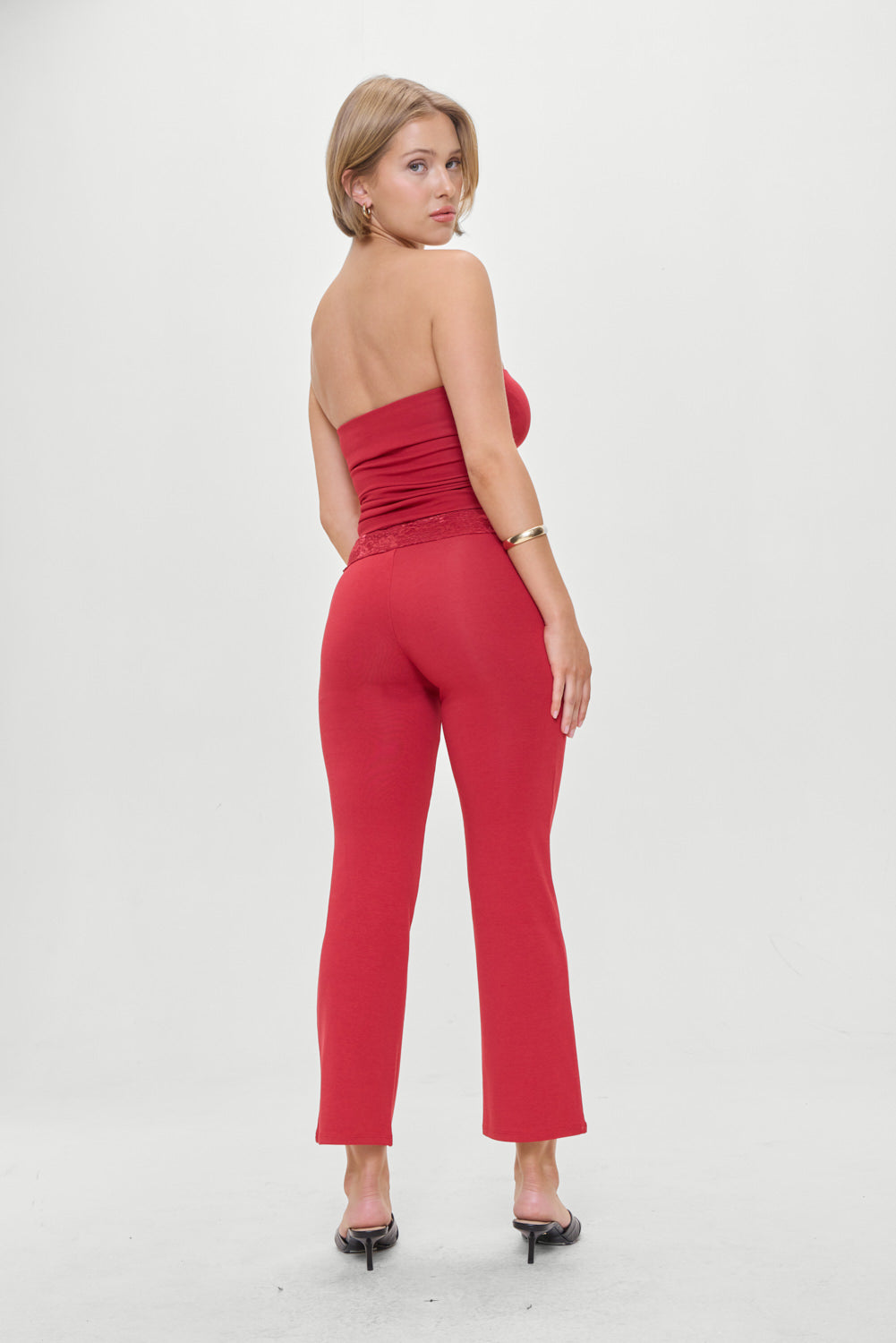 Holloway Low Rise Capri Pants Pepper