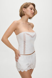 Mariam Mini Shorts White