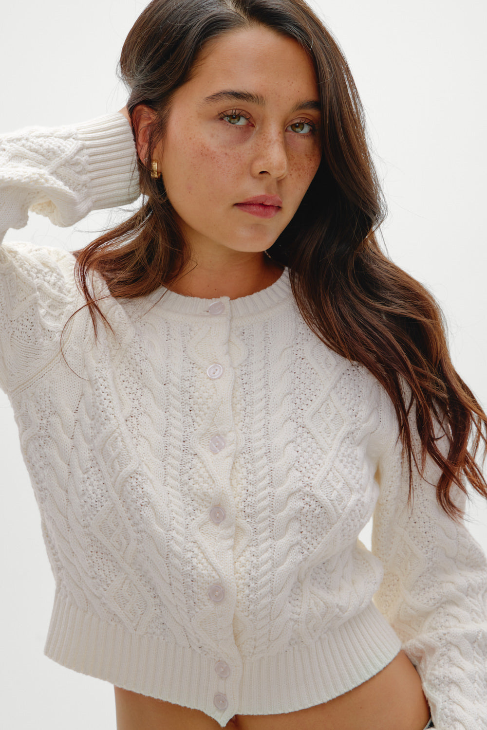 Frankies Bikinis | Marley Button Up Knit Cardigan | Honeymoon