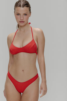 Micah Halter Bikini Top Spice Dot