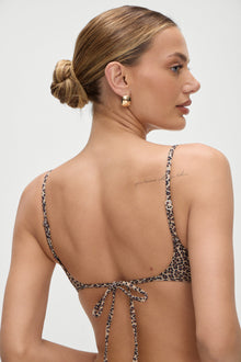 Morning Underwire Bikini Top Baby Leopard