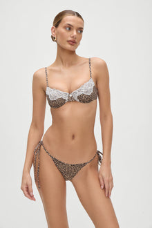 Morning Underwire Bikini Top Baby Leopard