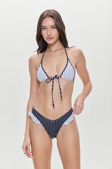 Paradise Halter Bikini Top Classic Polka Dot