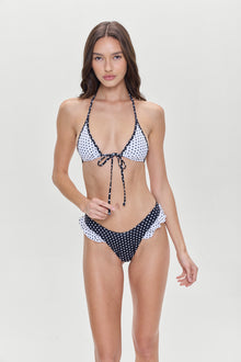 Paradise Halter Bikini Top Classic Polka Dot