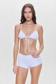 Penny Skimpy Triangle Bikini Top Optic White