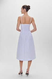 Reign Polka Dot Maxi Dress White Polka Dot