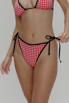 Romeo Cheeky String Bikini Bottom Cherry Picnic