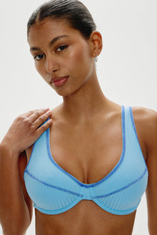 Romeo Underwire Bikini Top - Blue Vanilla