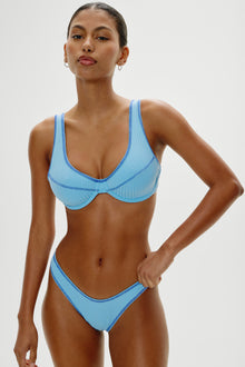 Romeo Underwire Bikini Top - Blue Vanilla