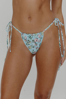 Tidal Micro String Bikini Bottom Pastel Peony