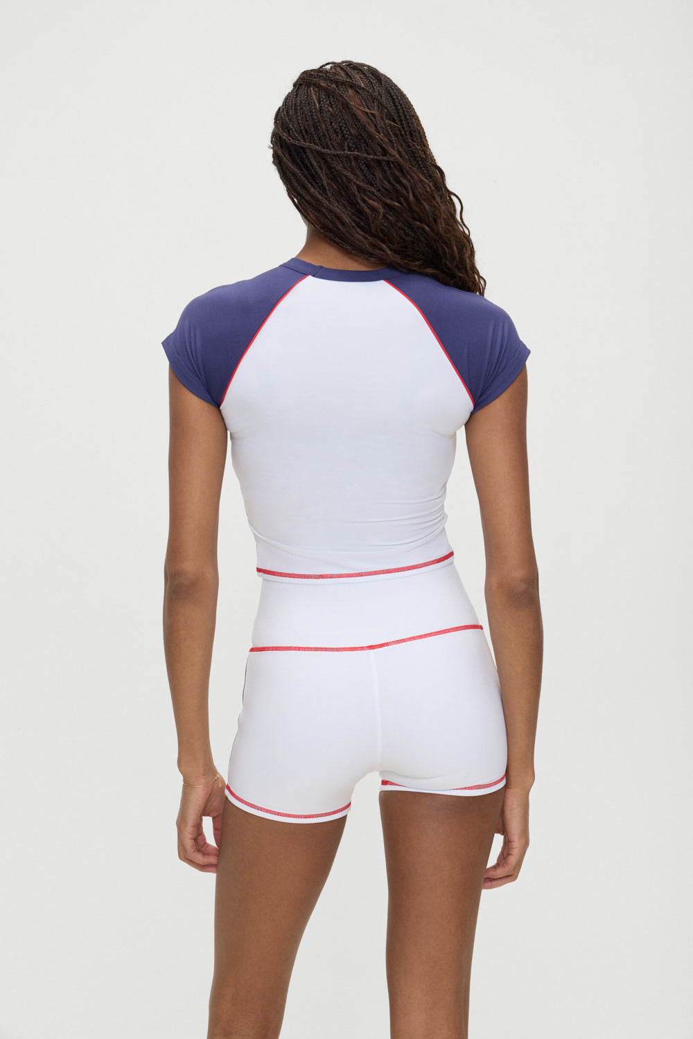 Track Star Cropped Tee | Team Colors