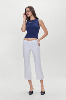 Twilight Capri Pants White