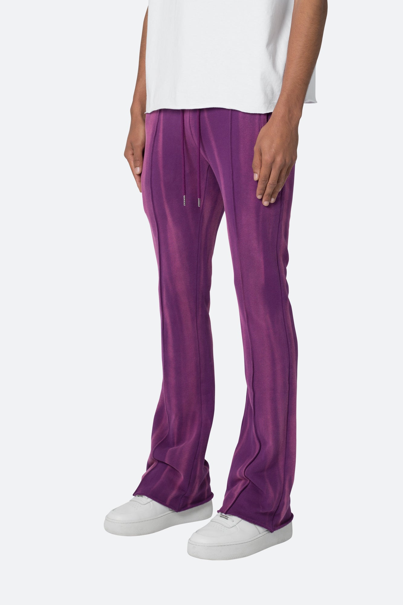 French Terry Flare Sweatpants | Purple