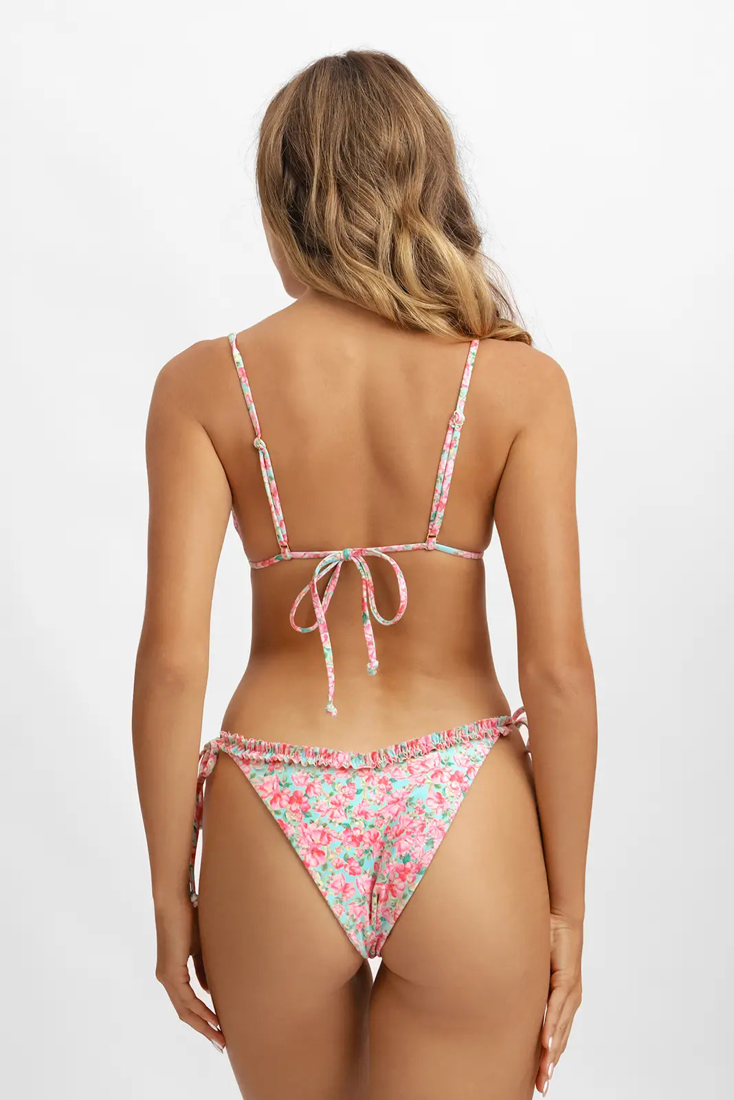 Women | Kelly Side-Ties Cheeky Bottoms | Fresh Blooms