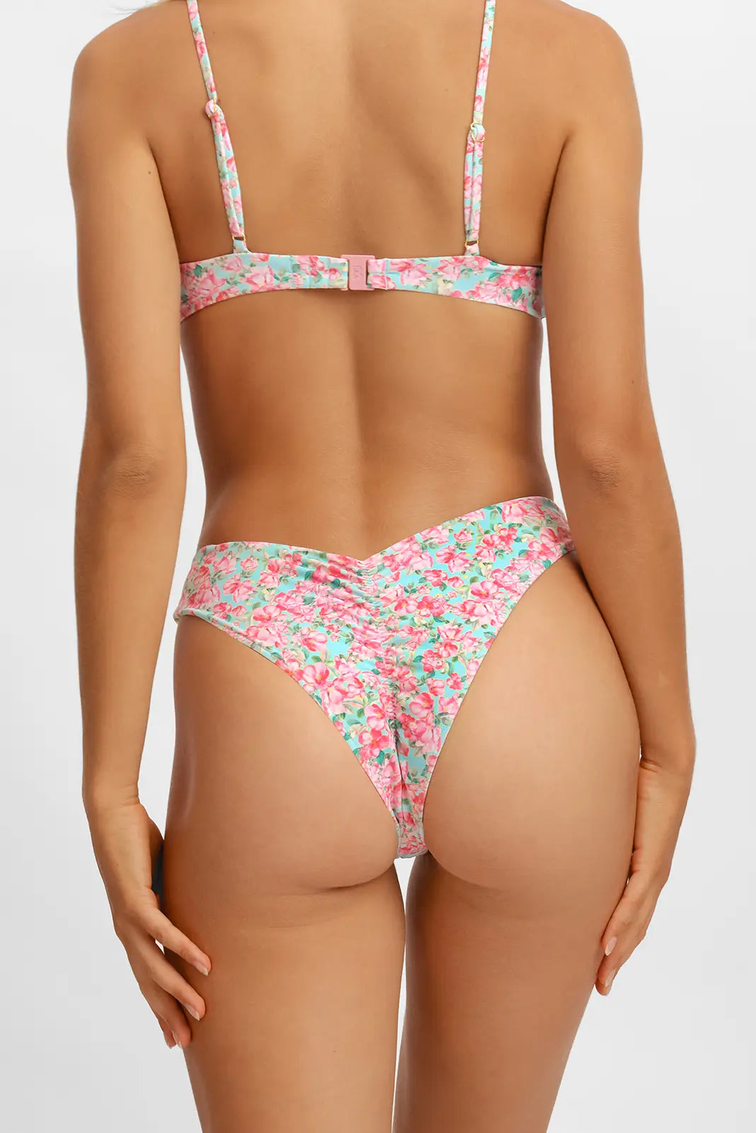 Women | Sophia Ruched Cheeky Bottoms | Fresh Blooms