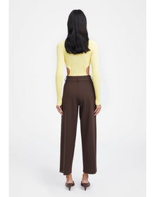 Freya | Cut-Out Bodysuit | Yellow