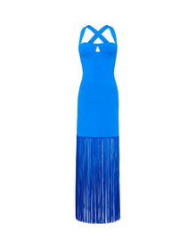 Fringe Mia Dress | Ocean & Sky Blue