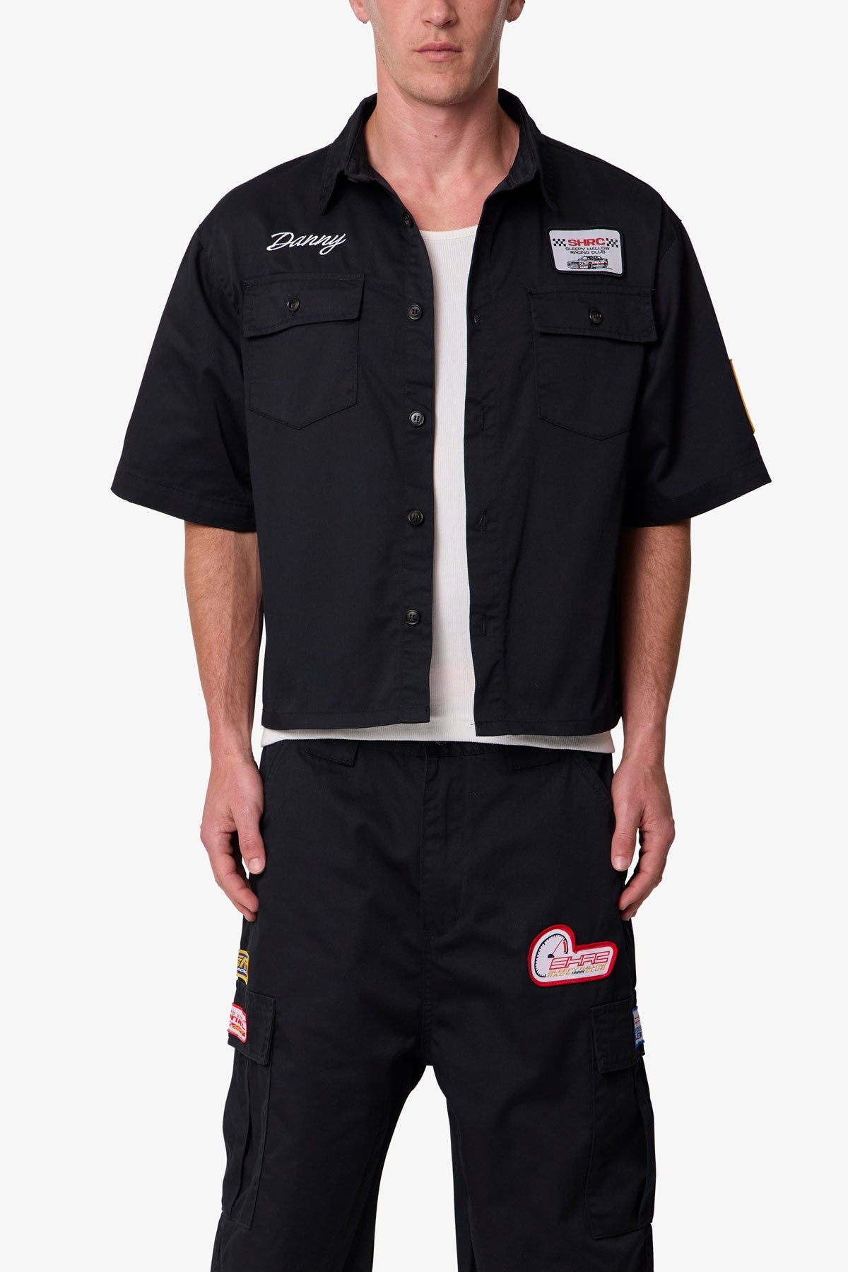 Front Pocket Work Shirt | Black