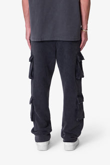 Front Stripe Sweatpants | Washed Black