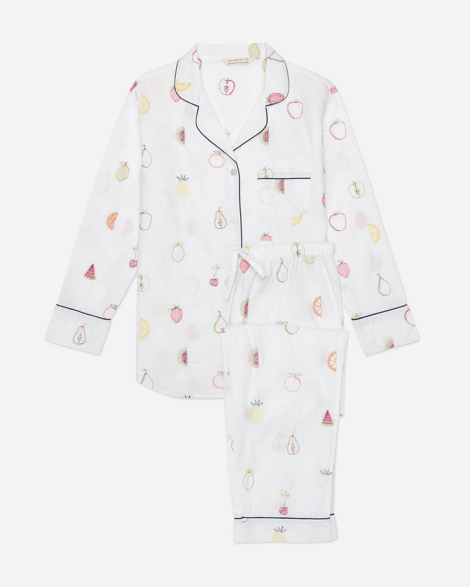 Fruit Medley - Long Sleep Set - Cloud - Printfresh
