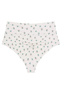 Added Coverage High Rise Bikini Bottom | Fruity Floral