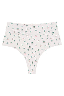 Added Coverage High Rise Bikini Bottom | Fruity Floral