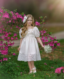 Baby Girls | Blanca Cotton Dress | White