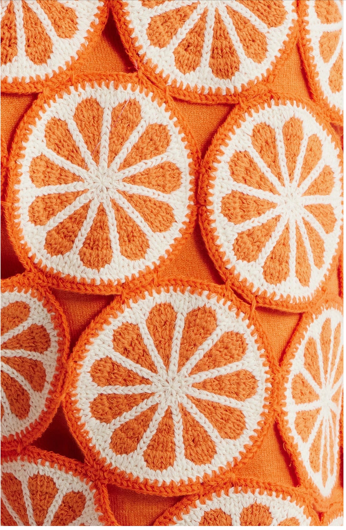 Orange Crochet Short | Orange