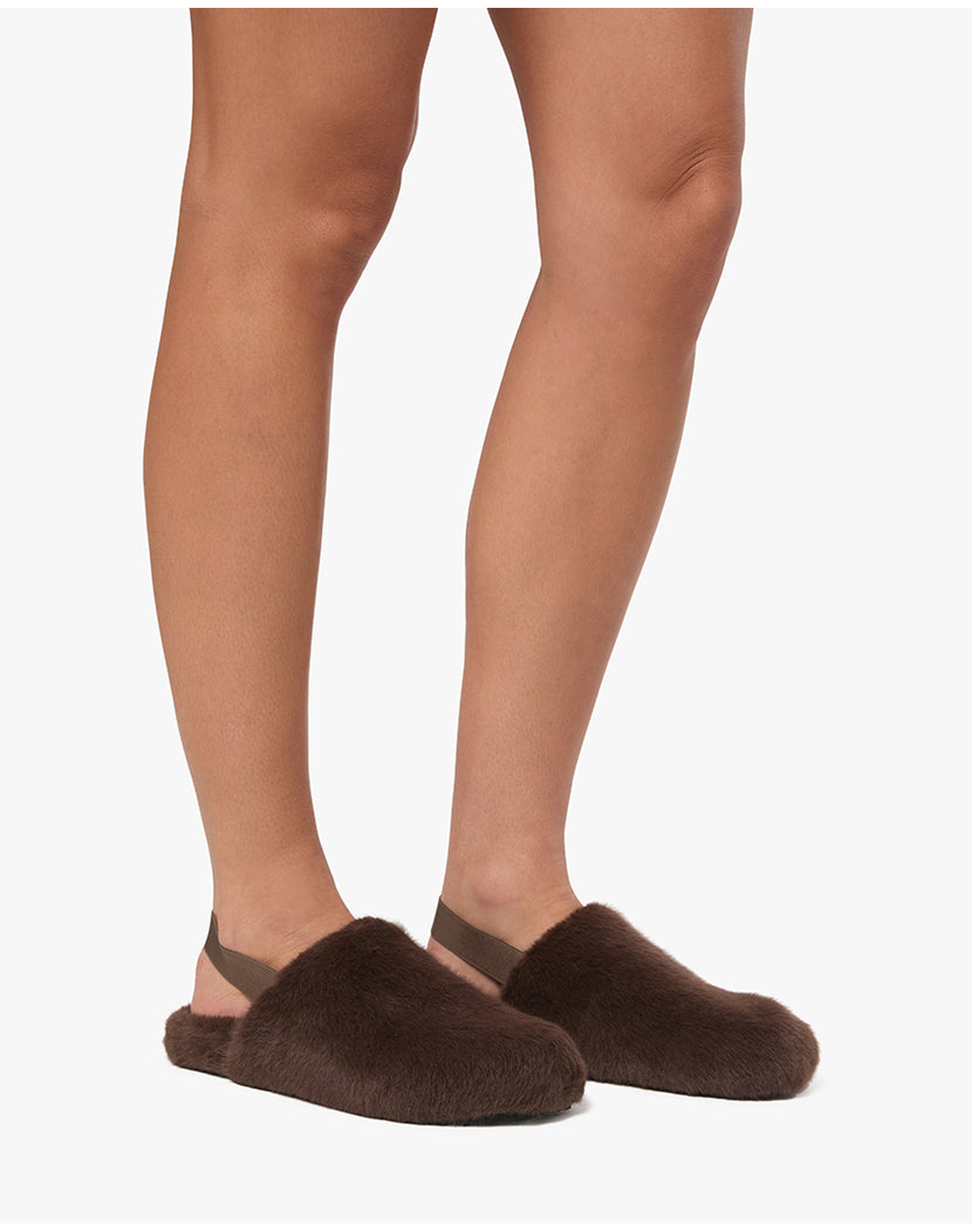 Fur Slipper | Chestnut