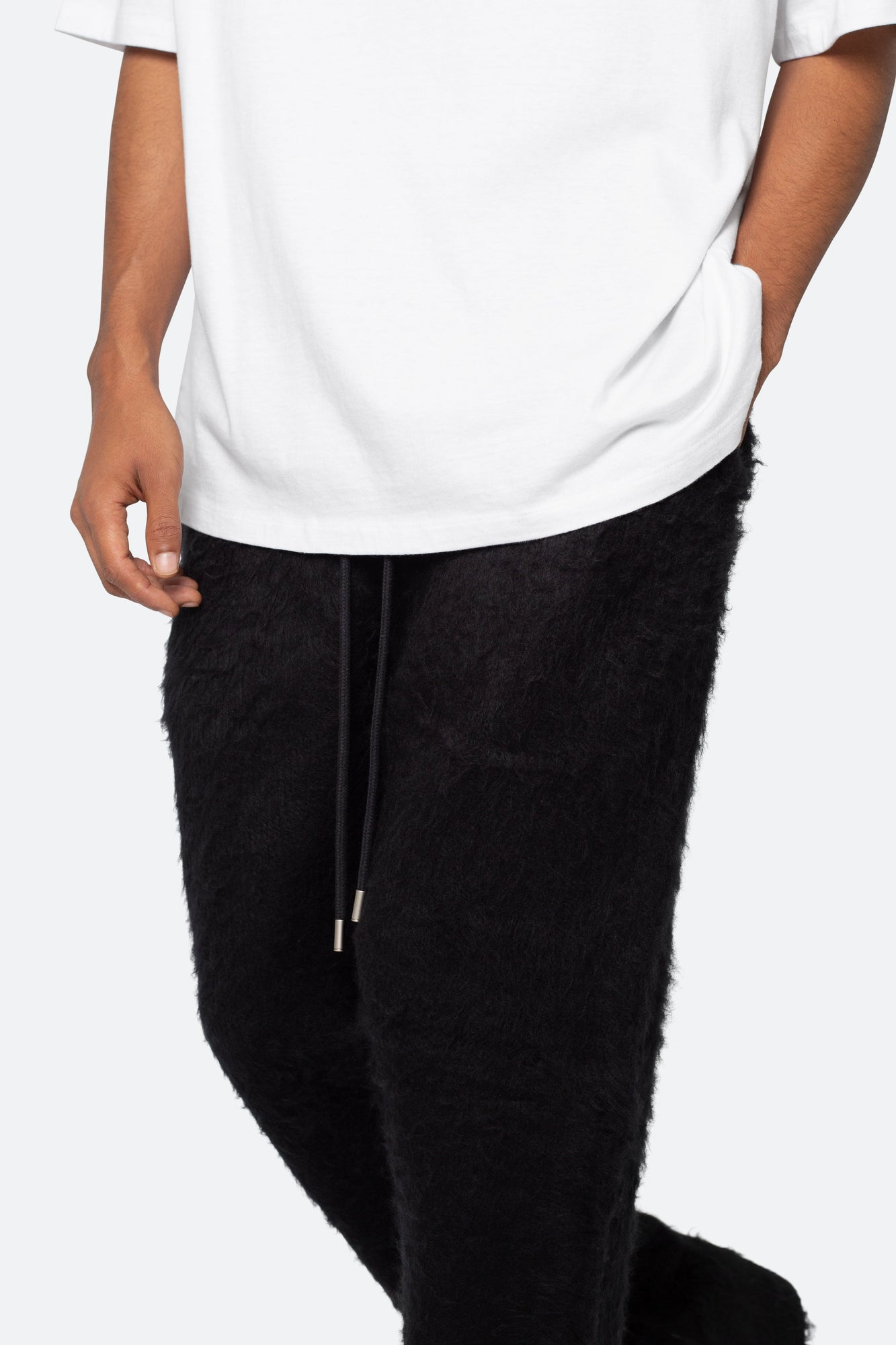 Fuzzy Sweatpants | Black