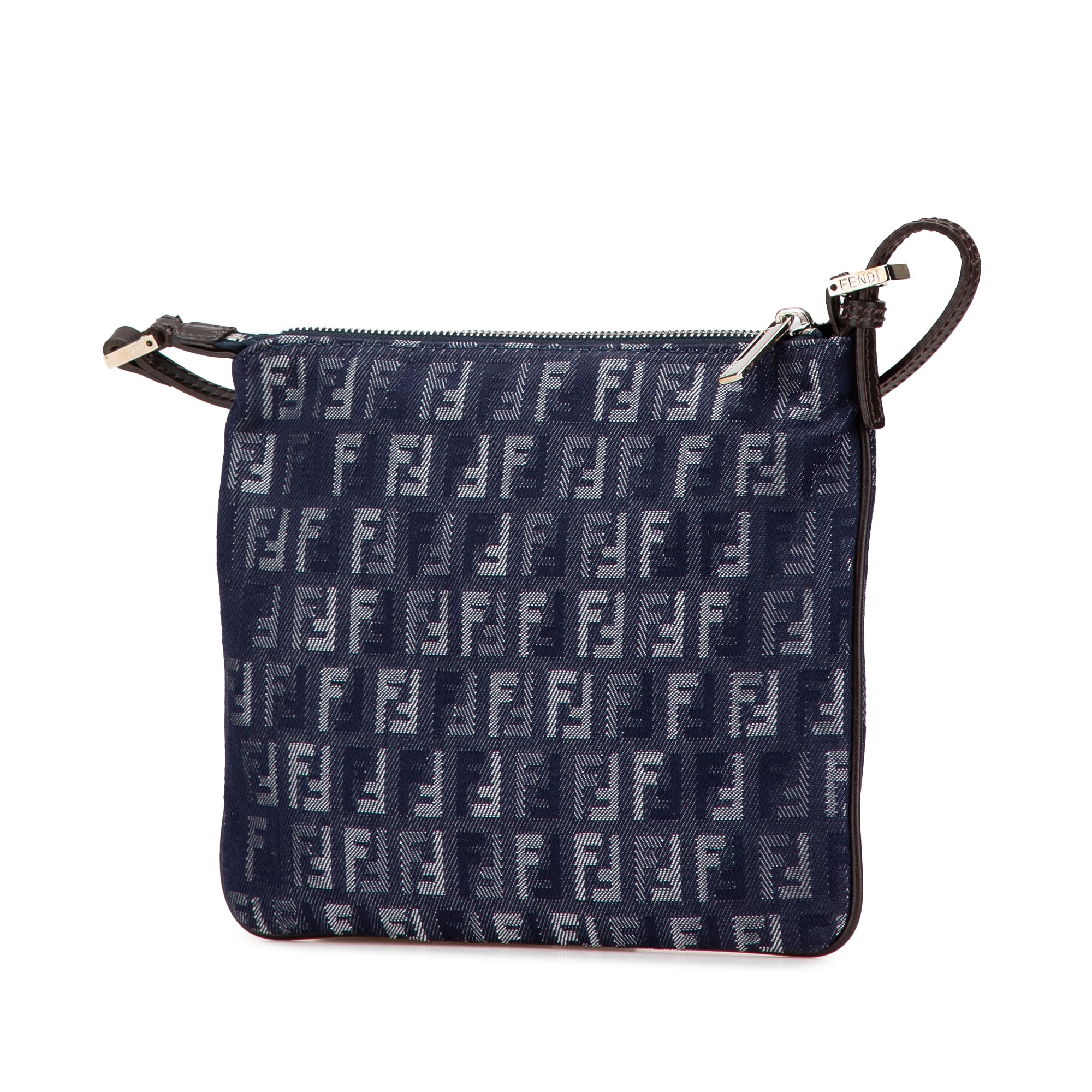 Fendi | Pre-Owned Zucchino Denim Crossbody | Blue/Dark Blue