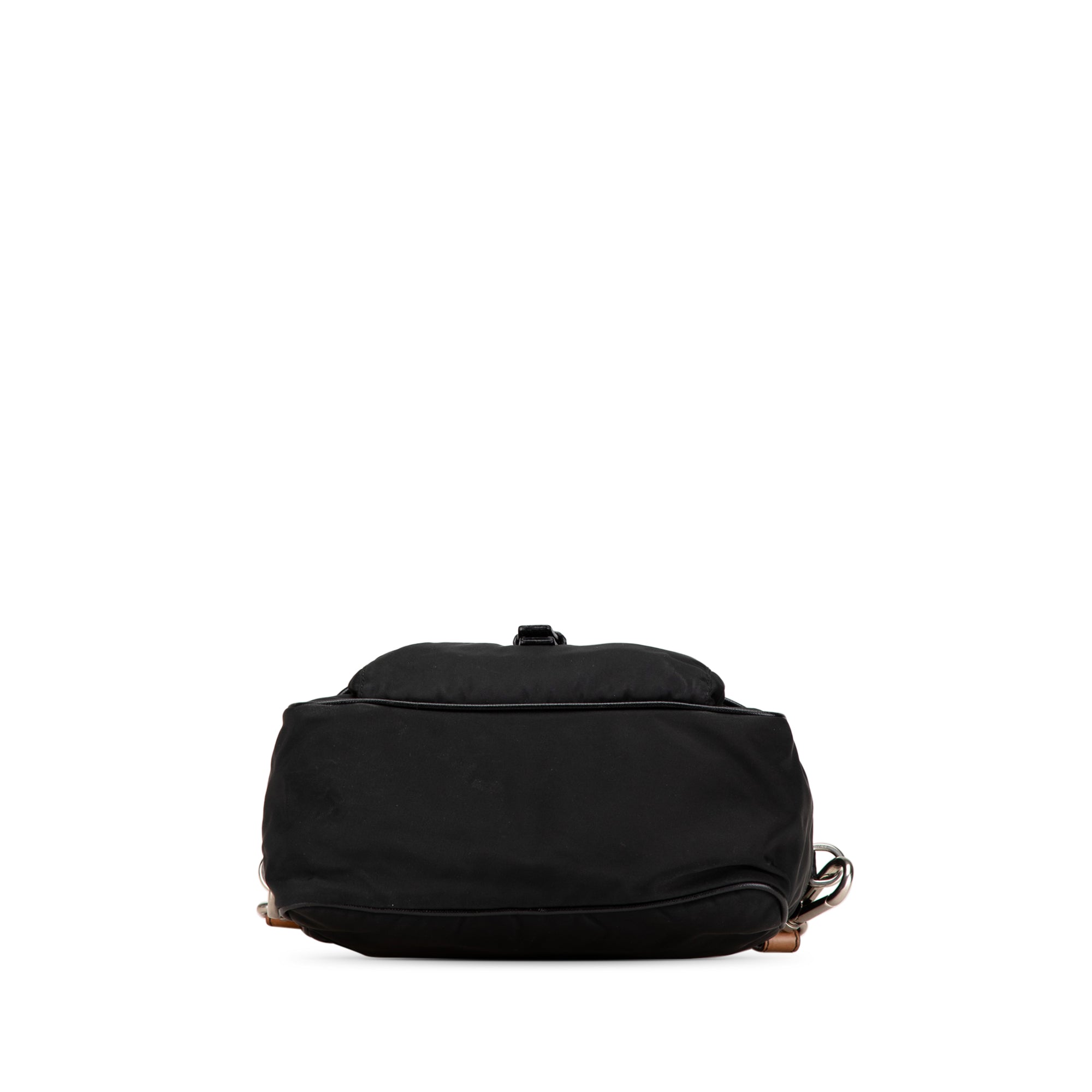 Prada | Pre-Owned Tessuto Shoulder Bag | Black