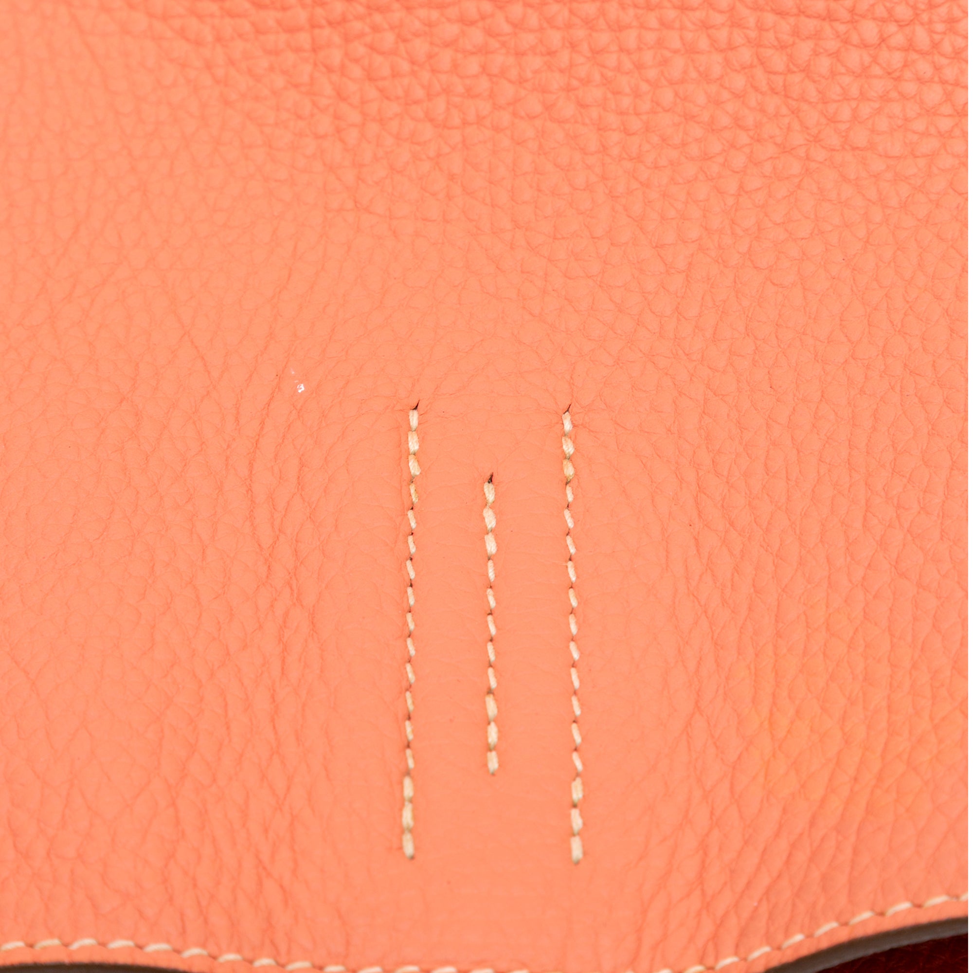 Hermes | Pre-Owned Clemence Double Sens 36 | Pink/Salmon