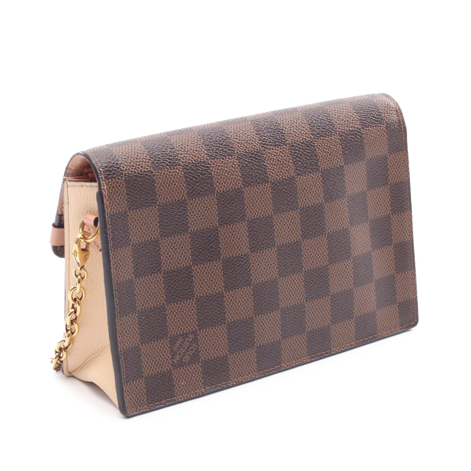 Louis Vuitton | Pre-Owned Damier Ebene Vavin Wallet on Chain | Brown