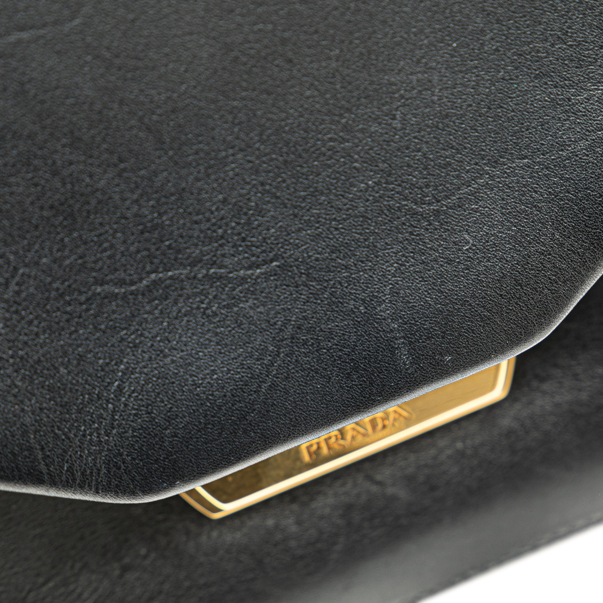 Prada | Pre-Owned Calfskin Ingrid Shoulder Bag | Black