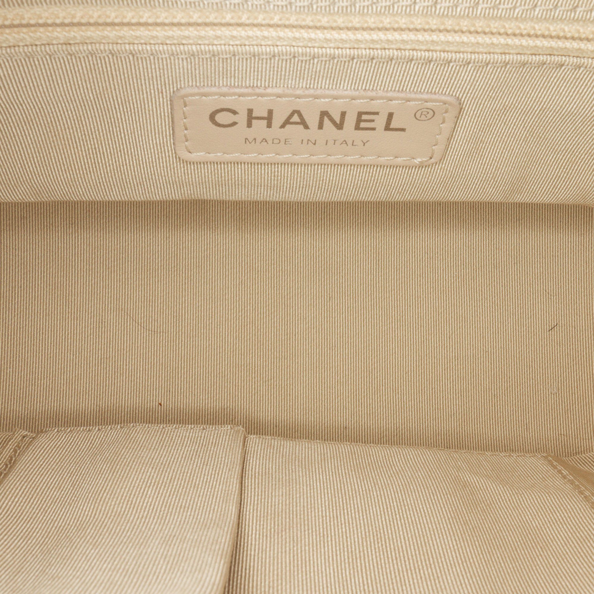 Chanel | Pre-Owned Small Rattan Gabrielle Crossbody | Brown/Blue/Navy