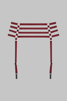 Garter Belt - Parure Signature | Burgundy