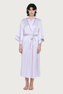 Silk Robe | Lilac Ash